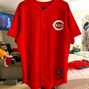 Majestic Red Baseball Jersey